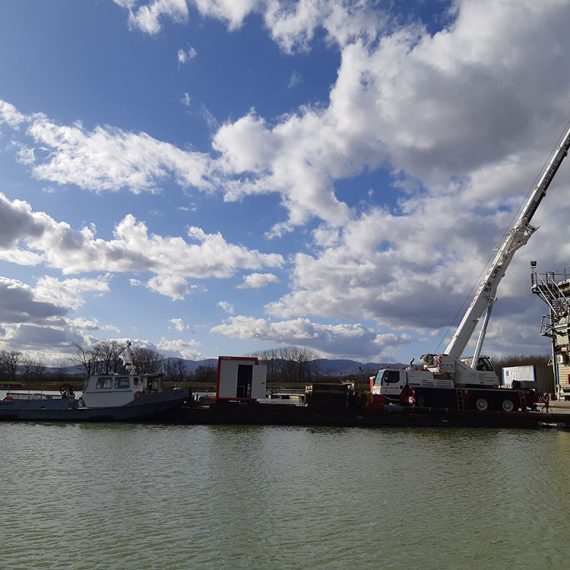 MAIA FONDATIONS Assemblage cribleur sur drague à Villefranche sur Saône