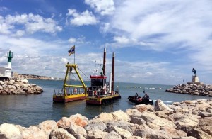 BUESA dragage passe d'entrée du port de palavas 2016