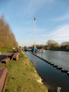 CHARIER renforcement des berges quesnoy-sur-deule 2015-2016