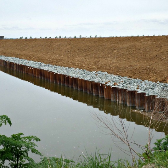 CHARIER renforcement des digues de protection contre la mer - la-faute-sur-mer 2014