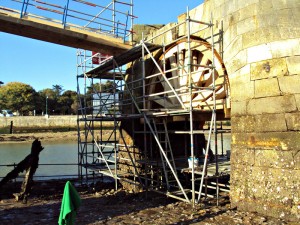 CHARIER restauration des piles et du brise-lame de la petite jetée EST - port des sables d'olonne 2015