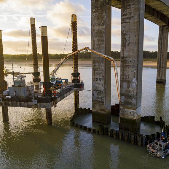 Charier GC - Confortement des piles du pont de Noirmoutier - 2019-2020