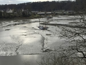 VISDRAGAGE - Dragage du piège à sédiments de Lyvet à St Samson sur Rance