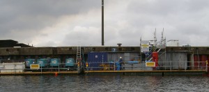 Spie batignolles nord - Réparation du Quai de l'Escaut - Port de Dunkerque 2009