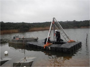 HYDROKARST - Barrage de Ségoussac, France - Installation d’un émissaire de rejet et d’une prise d’eau brute - VEOLIA EAU - 2015