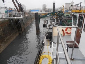 Eco Systèmes de Dragage - Dragage des sédiments contaminés du bassin Duquesne à Dieppe - 2012