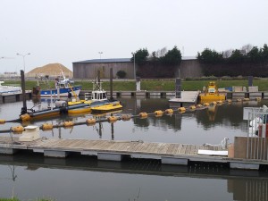 Eco Systèmes de Dragage - Dragage d'entretien des ports de pêche et de plaisance au Tréport - 2013