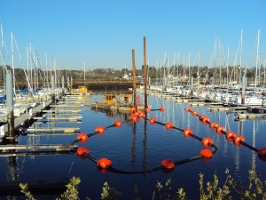 MERCERON - Dragage de la marina de Port La Forêt à La Forêt Fouesnant - 2012/2013