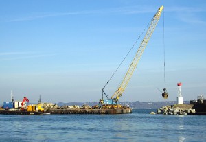 MARC SA - Travaux sur la digue Sud du Port de BREST- 2011/2012