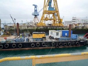 MARC SA - Travaux de confortement du bassin 9 à l'Arsenal de BREST - 2012/2014