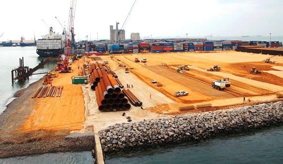 EIFFAGE GÉNIE CIVIL MARINE - Port Autonome de Pointe-Noire - Congo - 2010