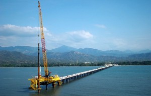 EIFFAGE GÉNIE CIVIL MARINE - Plateforme d'accostage - Puerto Nuevo, Cienaga - COLOMBIE - 2012