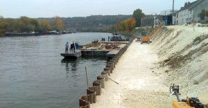 CHARIER - Confortement de berge - Champagne sur Seine - Juillet 2008