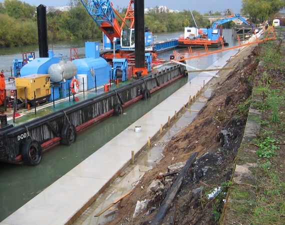 VCMF - Aménagement de berge - Gennevilliers 2009