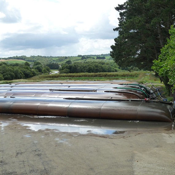 MARC SA - Déshydratation par floculation en ligne et géotubes - Morlaix - 2013